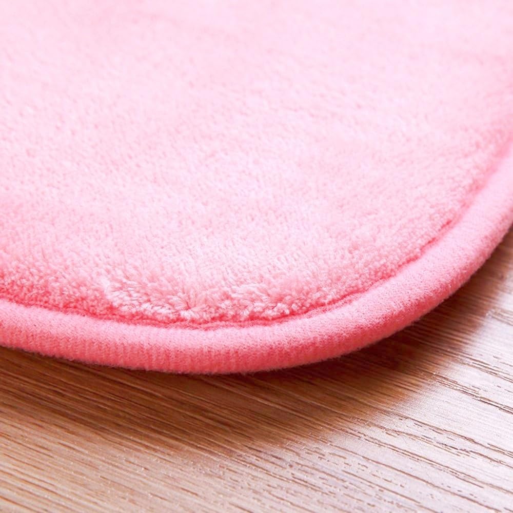 Pink Cartoon Non Slip Memory Foam Bath Mat 15.75 x 23.62 Inch | Cute Design,Super Soft & Water Absorbent Multi-Use Rug, Suitable for Bathroom, Bedroom, Living Room and Entry Door - Image 7